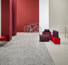 Forbo Allura Material 63430DR7-63430DR5 grey cement (50x50 cm) фото 2 | FLOORDEALER